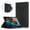 Black, variant on TOP SHE Case for 2021 Samsung Galaxy Tab S7 FE (12.4", Model SM-T730), Tab S7 Plus 12.4-inch Case (SM-T970) - Magnetic Closure Synthetic Leather Case with Pencil Holder / Front Pocket (Black)