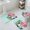 Pink, variant on Pink Gnomes Summer Bath Mat 3 Piece Bathroom Rug Set, Tropical Leaves Aqua Stripes Non Slip Bath Rug Contour Mat and Toilet Lid Cover, Absorbent Shower Mats Soft Bath Rugs and Mats Sets
