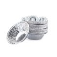 thumbnail image 3 of 100pcs Disposable Round Egg Tart Mold Aluminum Foil Cups Baking Cookie Pudding Cupcake Mould, 3 of 7