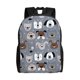 thumbnail image 1 of Easygdp Cute Dog Faces Mochila Versátil y Elegante: Comodidad, Almacenaje y Durabilidad para la Universidad, Trabajo, Viajes y Uso Diario, 1 of 8