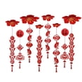 thumbnail image 3 of Decoración de techo de año Nuevo chino, personaje Fu 2026, adorno tradicional creativo y resistente rojo para celebraciones, fiestas y hogares. Pez, 3 of 8