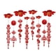 thumbnail image 1 of Adorno colgante de techo con borlas de fieltro rojo para decoración del Año Nuevo Lunar chino Pez, 1 of 9