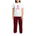 thumbnail image 4 of CafePress - Breast Cancer Survivor Women's Light Pajamas - Women's Short Sleeve Print T-Shirt and Pants Light Cotton Pajama Set, 4 of 7