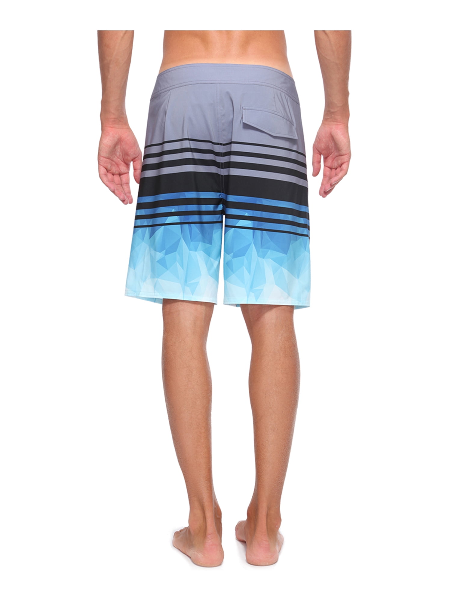 Rokka&Rolla Men's 9" NO Mesh Liner Board Shorts Quick Dry Swim Trunks, up to Size 2XL