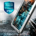 thumbnail image 3 of UUCase Metal Case Compatible with Samsung S24,360° Full Body Protective Cover Heavy Duty [Tough Armour] Aluminum Alloy Shockproof Case Built-in Screen Protector for Samsung Galaxy S24,Black, 3 of 7