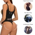 thumbnail image 4 of FITVALEN Women Tummy Control Bodysuit Fajas Colombianas Open Bust Shapewear Slimmer Body Shaper, 4 of 6
