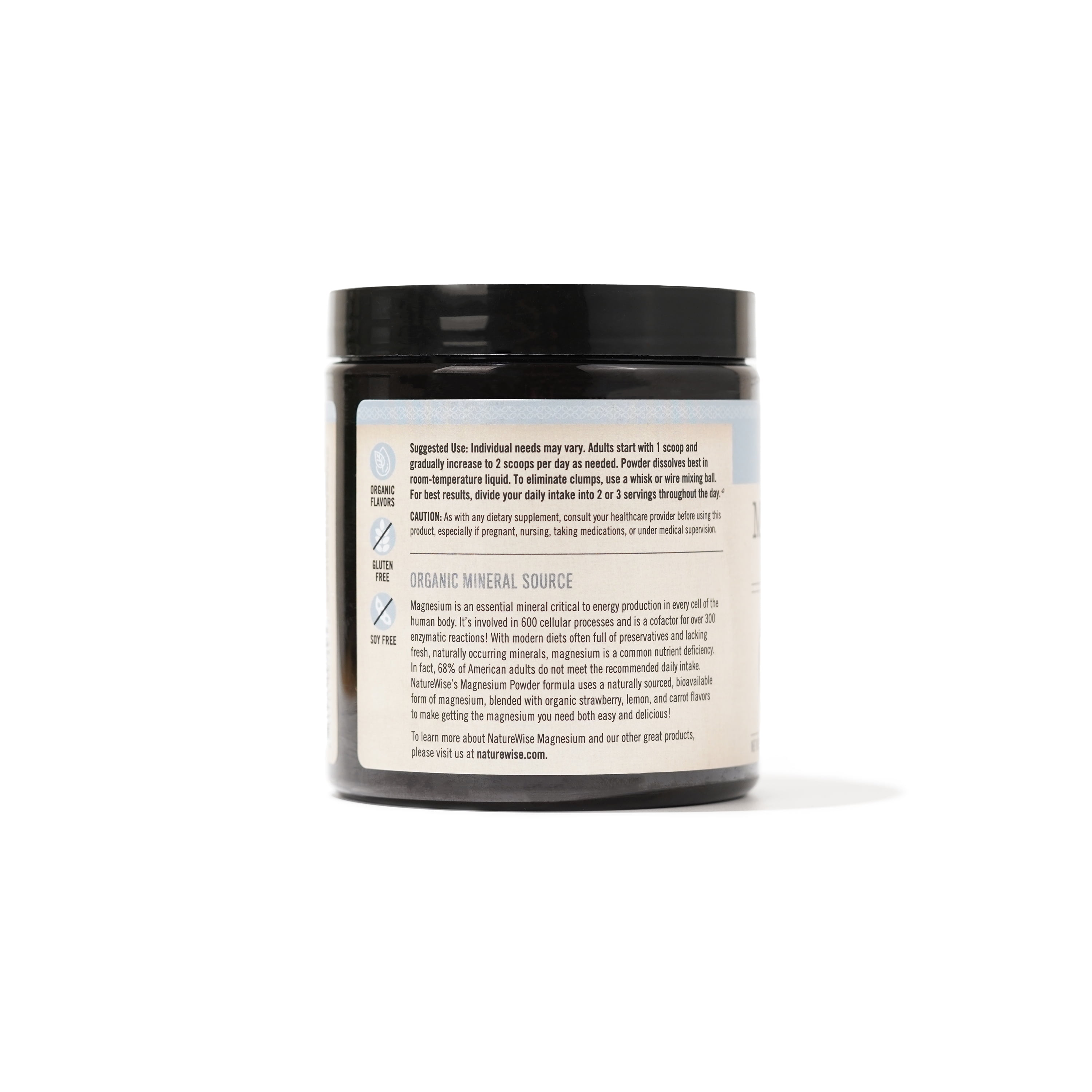 NatureWise Magnesium Citrate 325mg - Pink Lemonade Flavor - 60 Servings[60-Day Supply]