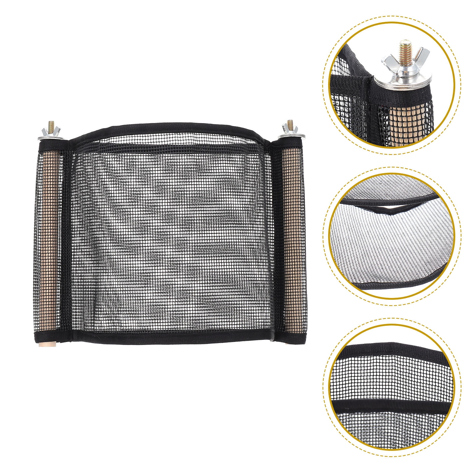 Alasum Black Breathable Hanging Hammock for Hamsters Ferrets Comfortable Cage Decor