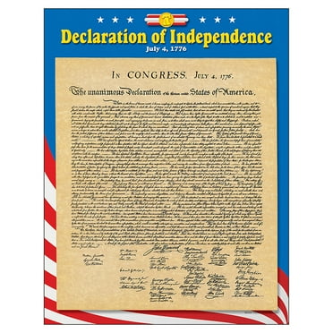DECLARATION OF INDEPENDENCE Learning Chart 17x22 [T38254] (D) [T38254]