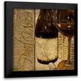 thumbnail image 1 of Wolk, Lisa 12x12 Black Modern Framed Museum Art Print Titled - Worldly Wine, 1 of 5