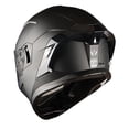 thumbnail image 5 of 1Storm Motorcycle Full Face Helmet DOT Adults Street Bike Dual Visor Sun Inner Shield with One Extra Clear Shield: HJAH15 Tinted Matt Black, 5 of 7