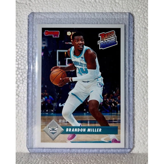 Brandon Miller 2023-24 Panini NBA #3 Rated Rookie Retro Card Hornets 1/715