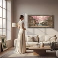 thumbnail image 5 of Lake Boat Window Canvas Wall Art - Nature Scenery Coastal Pictures Landscape Canvas Prints, Horizontal Modern Painting Artwork for Living Room Bedroom, 5 of 7