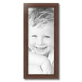 thumbnail image 2 of ArtToFrames 10" x 25" Honors Mahogany with Gold Picture Frame, 10x25 inch Brown Wood Poster Frame (WOM-5156),  Pack, 2 of 7