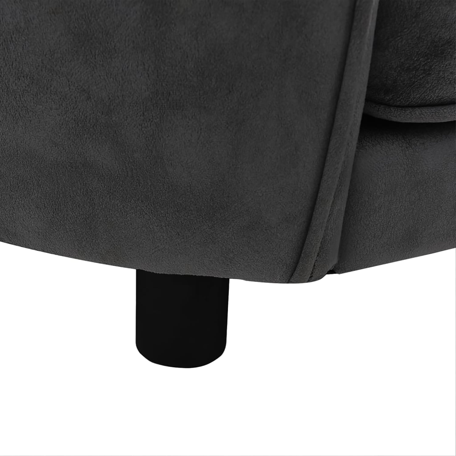 Pefilos 27.2" Dog Sofa Bed for Small Pets, Stylish Pet Sofa/Cat Couch for Furniture Faux Leather, Dark Gray Pefilos 27.2" Dog Sofa Bed for Small Pets, Stylish Pet Sofa/Cat Couch for Furniture Faux Leather, Dark Gray