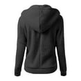 thumbnail image 4 of Womens Casual Tops Women's Solid Sweatshirt Women Long Sleeve Letter Solid Color Hoodie Sweatshirts Pullover Sweatshirts Top Blouse, 4 of 4