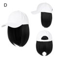 thumbnail image 3 of Casquette de Baseball avec Perruque Bob - Design Élégant, Matériaux de Haute Qualité, 3 of 9