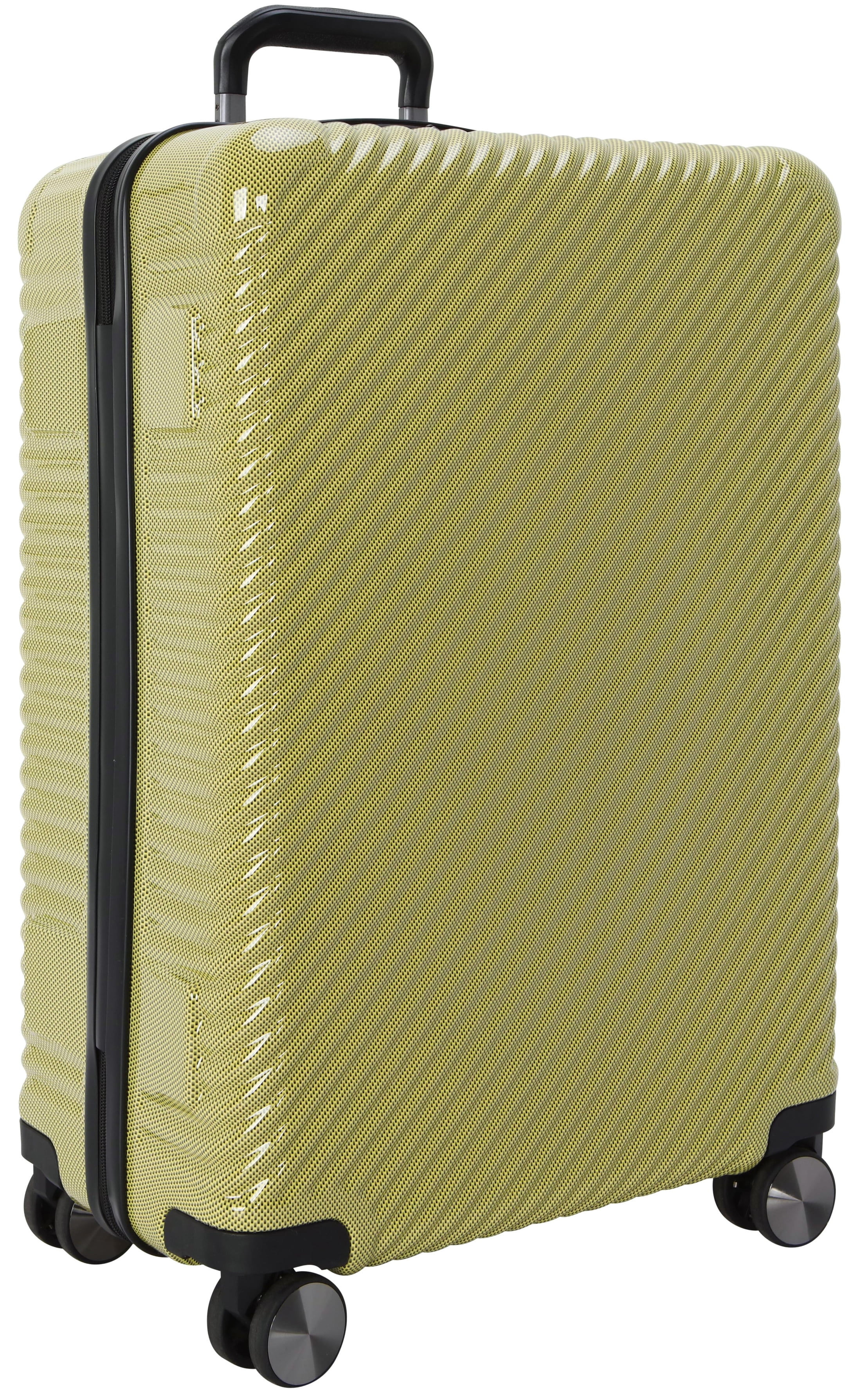 Ecotech Veer 24-inch Hardside Travel ABS Checked Luggage, Chartreuse, All Ages