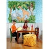 Brewster Round the World 259-72001 Pre-pasted Die Cut Wall Mural Baby Animals, 72-Inch Height x 84.5-Inch Width