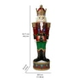thumbnail image 2 of Statue de Noël Nutcracker Pré-Éclairée de 36 Pouces Décoration de Noël Extérieure, 2 of 8