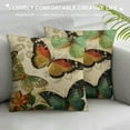 thumbnail image 3 of Nawypu Retro Butterfly Decorative Throw Pillow Covers Farmhouse Vintage Style Pillow Case Cushion Cover for Bed and Couch(Hope, Espérer, Faith, Joy), 3 of 5