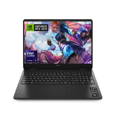 HP OMEN 16 Ultra Slim RTX 5070 Gaming Laptop, 16" FHD+ 144Hz, Intel Ultra 9 285H (Beats Intel i9-14900), 32GB DDR5 RAM, 2TB SSD, Backlit KB,Windows 11 Pro, Black