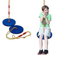 Swing - Classic Style Disc Seat Rope Swing - Manufactured by Toy Cubby