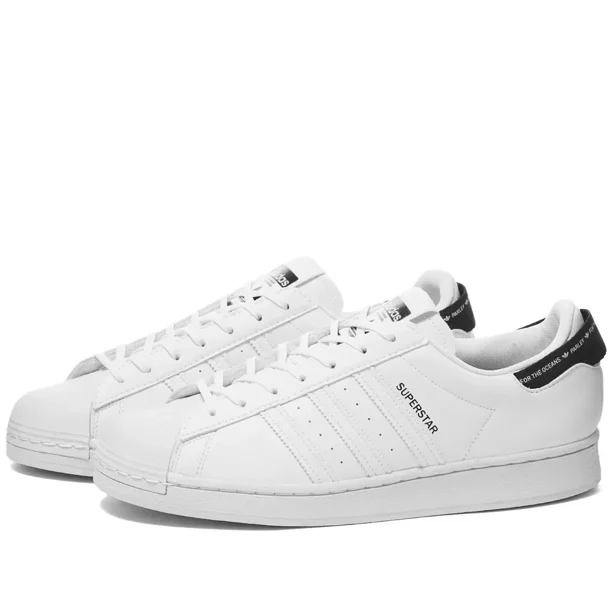 Adi-das SUPERSTAR PARLEY SNEAKERS TRAINERS CASUAL LOW MEN SHOES WHITE SIZE 11 NEW
