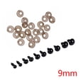 thumbnail image 1 of Ojos de seguridad de plástico para bricolaje y 100 piezas de arandelas, muñecas, juguetes, accesorios, fabricación de animales, ojos artesanales, 100 piezas Worallymy JD713610849, 1 of 5