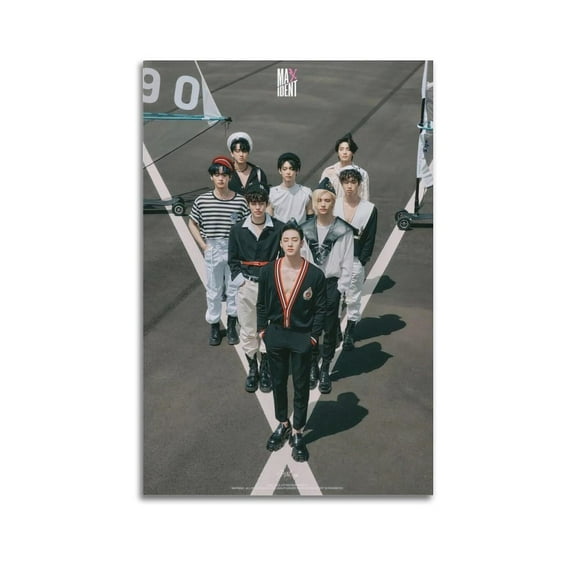 Skz Poster Stray Kids Group Kpop Canvas Art Poster Bedroom Gym Decorative Gift Wall Art Hanging Decor for Modern Family Corridor Posters