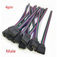 thumbnail image 3 of Conector de tira de luz LED RGB RGBW de 4 pines y 5 pines, enchufe macho y hembra, cable de conexión para tira de luz LED RGB RGBW 5050, 3 of 5
