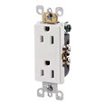thumbnail image 1 of Prise double Decora 15 A-125 V en blanc, 1 of 2