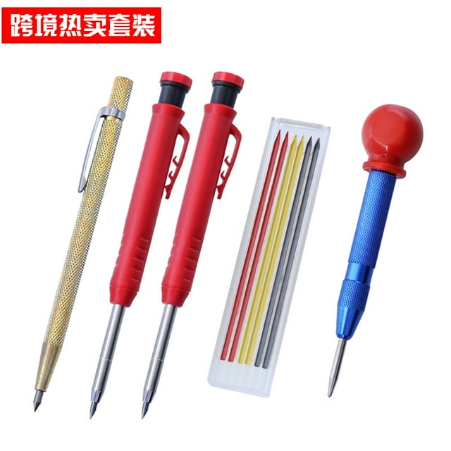12 Pcs Recharges de Crayons 2,8 mm Remplacement Trou de Dessin Profond pour Architectes Mine de Stylo de Construction Mécanique Type 3