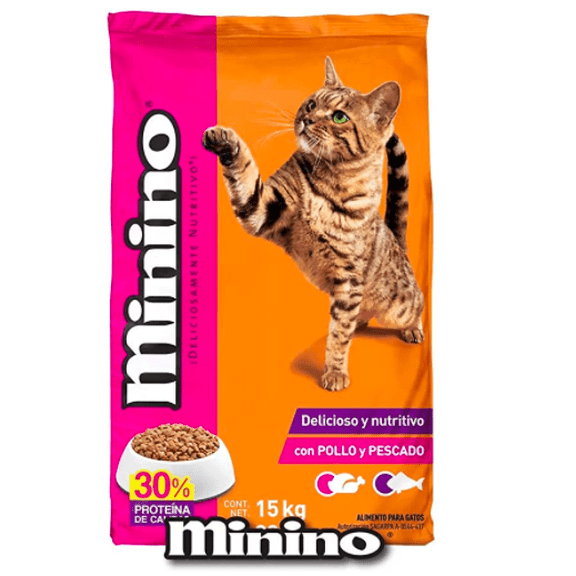 Alimento para Gato Minino 15 Kg Minino Alimento para Gato 15 Kg