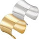thumbnail image 1 of 2 piezas de pulsera para mujeres pulseras de brazalete de metal decoración de brazalete anchas hembras, 1 of 7