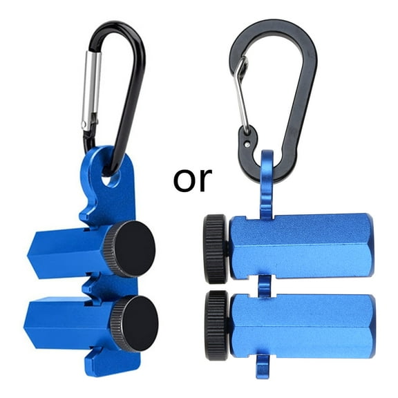 Tall Stair Gauges for Framing Square with Carabiner Stair Guages Knobs Tool for Circular Stair Stringer Layout