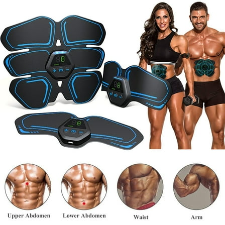 Abdominal Stimulator Muscle Toner, Abdominal Toning Belt Muscle Trainer, Portable Fitness Trainer for Abdomen, Arm and Leg