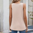 thumbnail image 5 of Uaswgudfs Women's Cotton Ribbed Tank Top - Summer Loose Fit Criss Cross Neck Sleeveless for Casual Basic Wear, 5 of 8