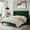 Green, variant on Sifurni King Size Velvet Platform Bed Frame with Vertical Channel Tufted Wingback Headboard, Green