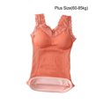 thumbnail image 2 of Sonducket Chaleco de nailon Chinlon para mujer, correa de hombro ajustable térmica, reemplazo reutilizable, lencería de invierno y otoño, ropa Ropa interior Naranja Talla grande, 2 of 6