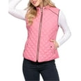 thumbnail image 2 of NE PEOPLE Women’s Quilted Vest – Lightweight Sleeveless Full Zip Up Casual Stand Collar Padding Gilet Jacket with Pockets NEWV40 New Pink M, 2 of 7