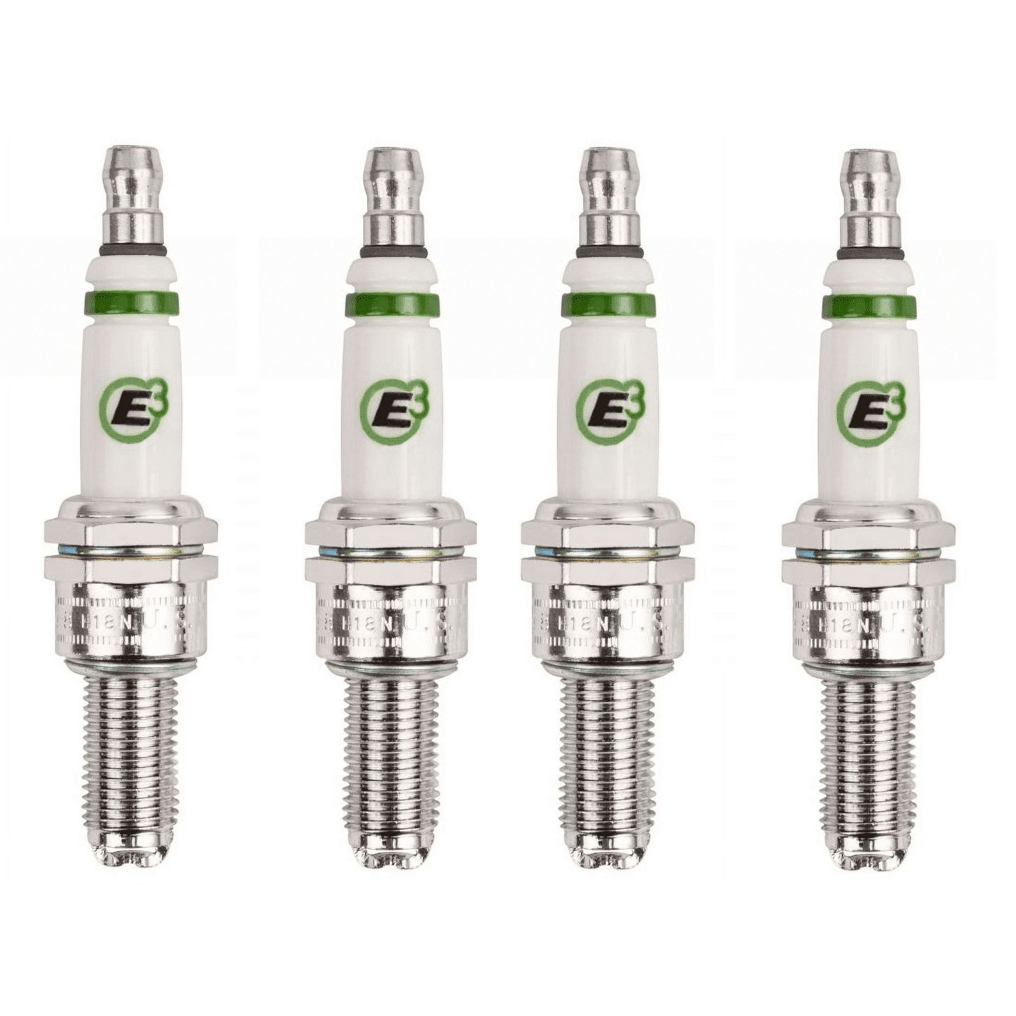 E3 DiamondFire Powersport Spark Plug 10mm .75" Gasket Seat for ATV/UTV - 4 PACK!