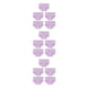 thumbnail image 5 of Minnieouse 5 piezas de ropa interior de cintura alta sin costuras para mujer, bragas de algodón, cintura elástica, calzoncillos push-up, Type1 NO1, 5 of 6