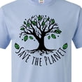 thumbnail image 4 of Inktastic Save the Planet Tree Design with Green Leaves T-Shirt, 4 of 5