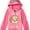Hot Pink/Heather Pink, variant on Paw Patrol Little Girls' Skye Toddler Hoodie