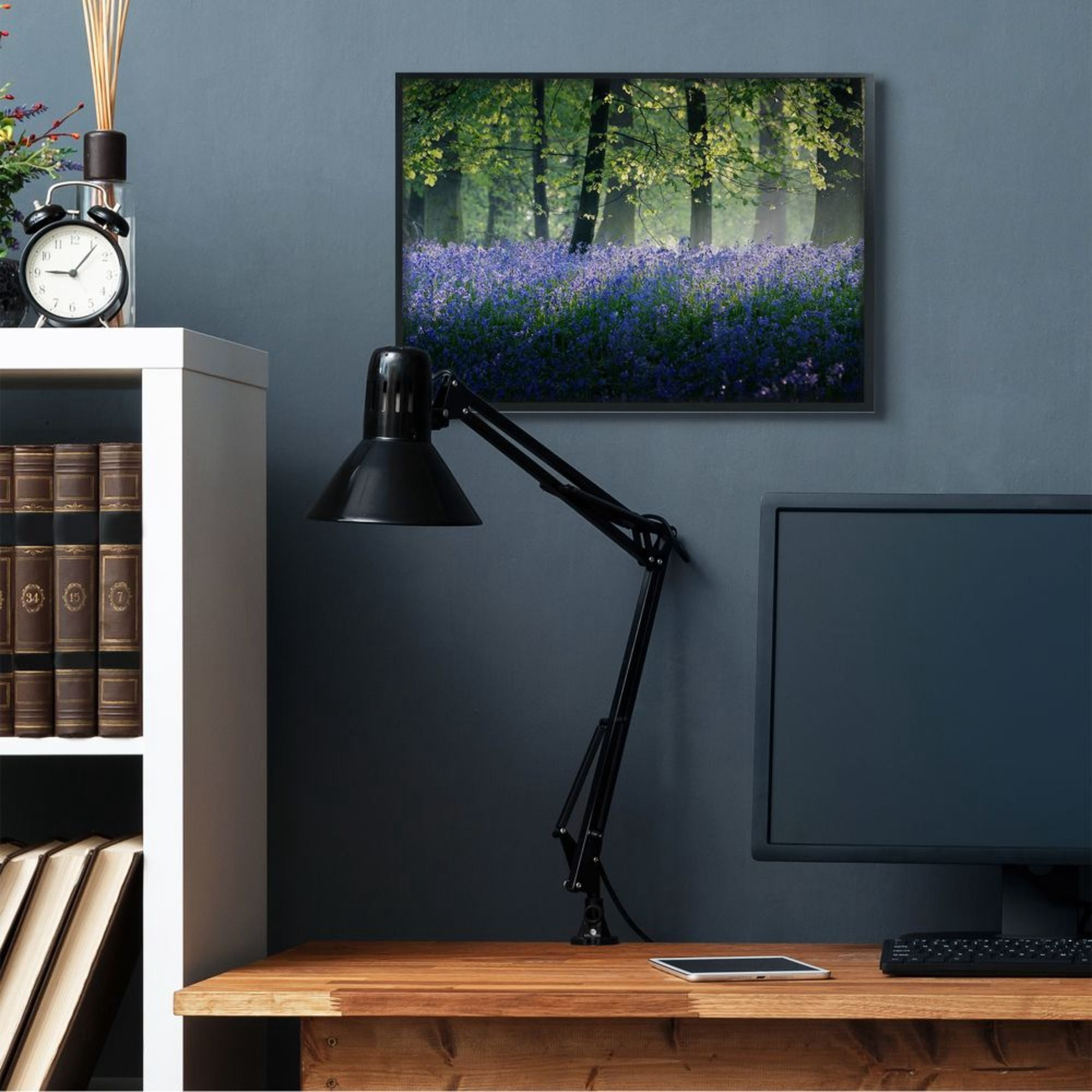 Stupell Industries Floral Lavender Field Morning Tree Forest Light Design by Adelino Goncalves