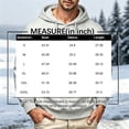 thumbnail image 4 of Urbanix Hoodies Pullover for Men Casual Long Sleeve Drawstring Sweatshirts Relaxed Outdoor Ribbed Cuffs Sport Wear with Kangaroo Pocket, 4 of 5