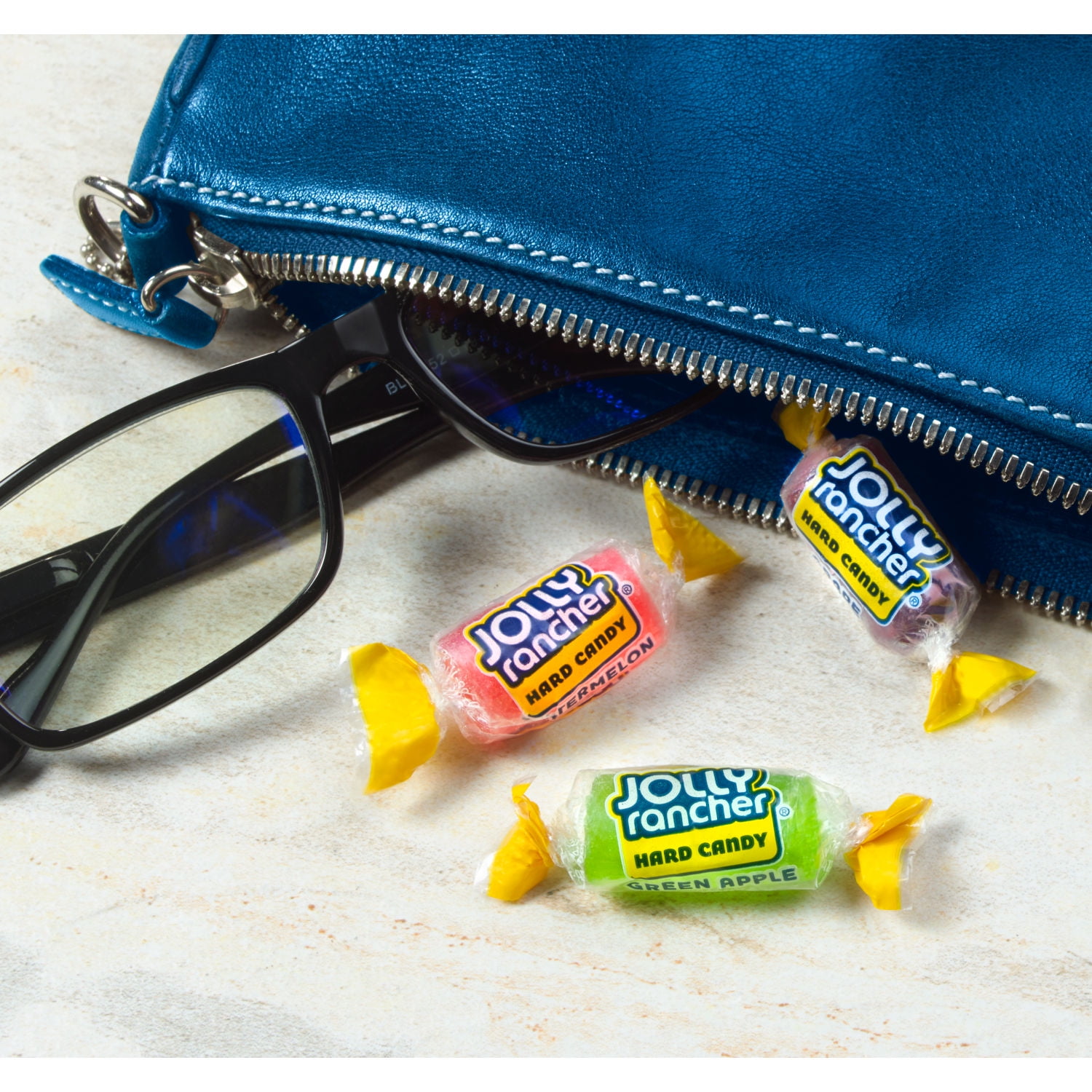 Jolly Ranchers Assorted Fruit Flavored Candy, 5lb Bulk Bag (Approx 375 Pieces), Individually Wrapped Hard Candy, The Hampton Popcorn & Candy Company