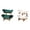 White,Green, variant on 2 Tier Ceramic Fruit Bowl with Bamboo Wood Stand for Kitchen Counter, Porcelain Fruit Basket for Vegetable Storage, Snack Dessert Cake Tray Plate Rack for Party Wedding Green