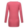 thumbnail image 4 of Pntutb Mujer Casual Cuello Redondo Navidad Manga Larga Estampado Camiseta Top Blusa Pntutb Pntutb-6646, 4 of 7